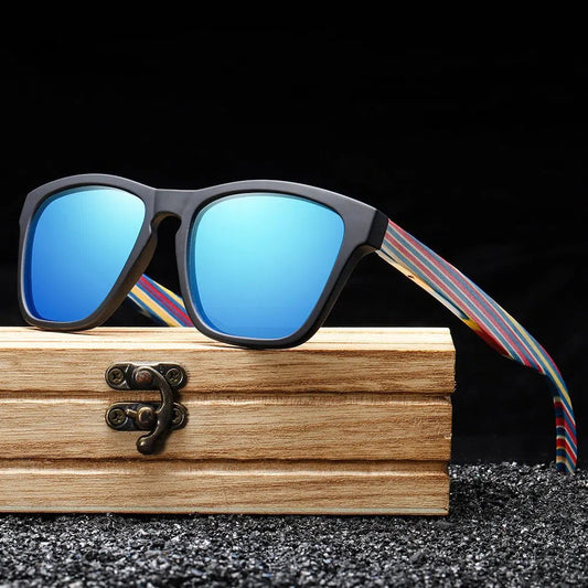 2023 New Arrival Vintage Classic Polarized Sunglasses Wood Leg for Men Women Sun Glasses Fashion Accessories-Maas