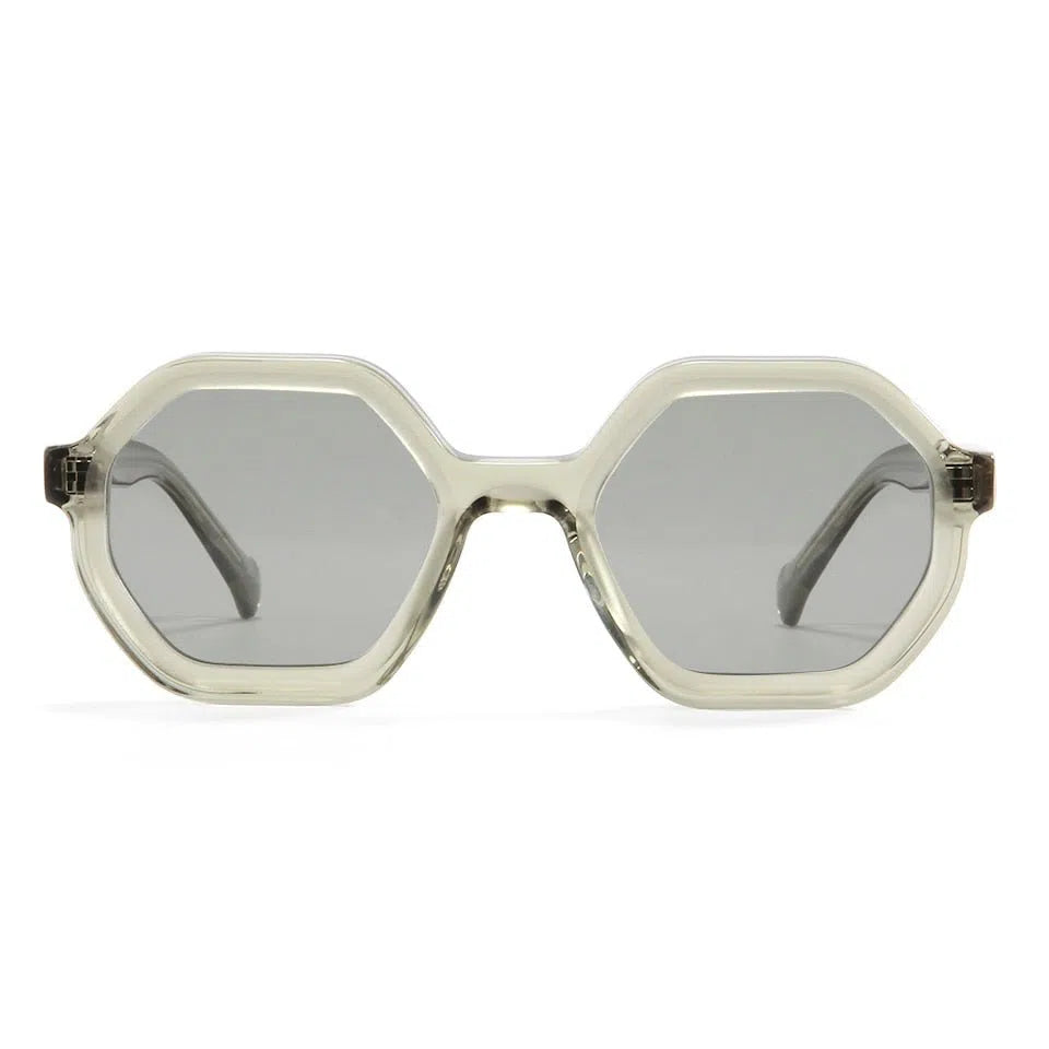 Irregular 1970'S Round Sunglasses Tortoiseshell Bevel Cut Acetate Sun Glasses For Women Polarized Men Shades Glasses UV400-Maas