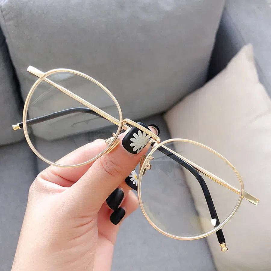 Sunglasses Men Women Retro Circle Alloy Frame New Luxury Brand Design Business Travel Drive Sun Glasses Ladies Unisex 6 Colorsl-Maas