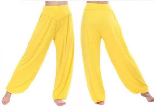 Women's Yoga Harem Pants Plus Size Colorful Dance Trousers-Maas