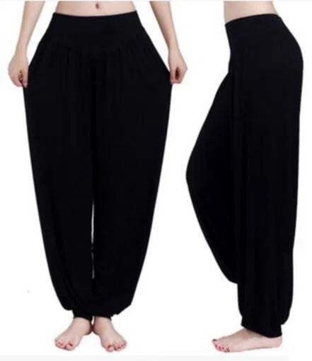Women's Yoga Harem Pants Plus Size Colorful Dance Trousers-Maas