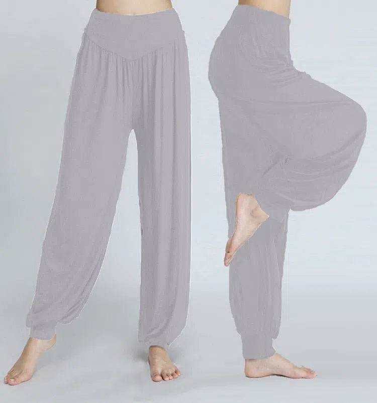 Women's Yoga Harem Pants Plus Size Colorful Dance Trousers-Maas